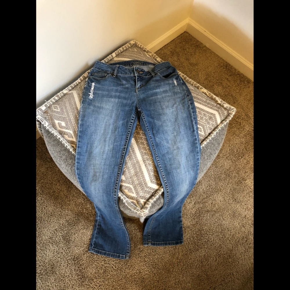 Vera Wang Straight Leg Jeans